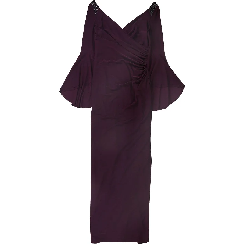 women's versatile dressesRalph Lauren Womens Embellished Gown Dress, Purple, 10