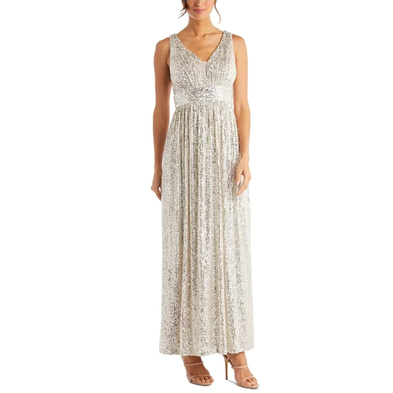 women's off-the-shoulder dressesNightway Womens Sequin Gown Dress