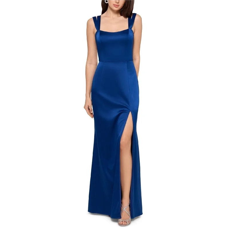 women's hourglass figure dressesXscape Womens Satin Gown Dress