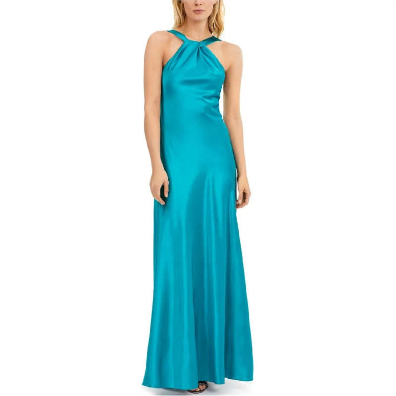 women's fashionable dressesCalvin Klein Womens Solid Gown Dress