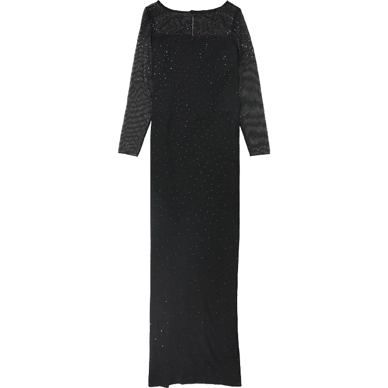 women's made-to-order dressesSt. John Womens Shimmer Gown Dress, Black, 8