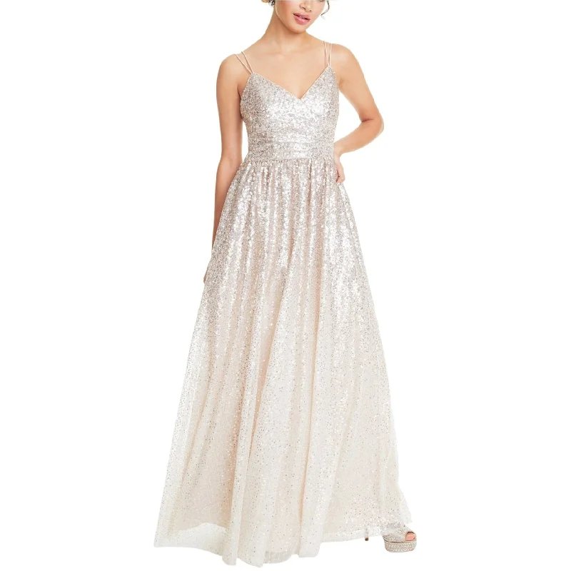 women's beach dressesEliza J Womens Sequin Gown Dress