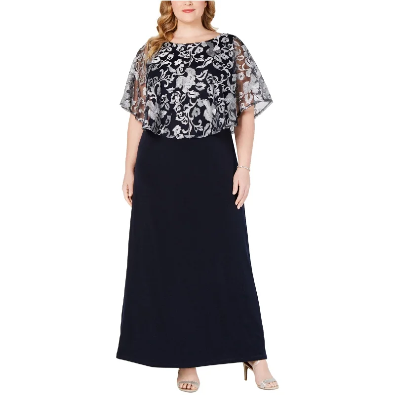 women's affordable dressesConnected Apparel Womens Embroidered Gown Dress