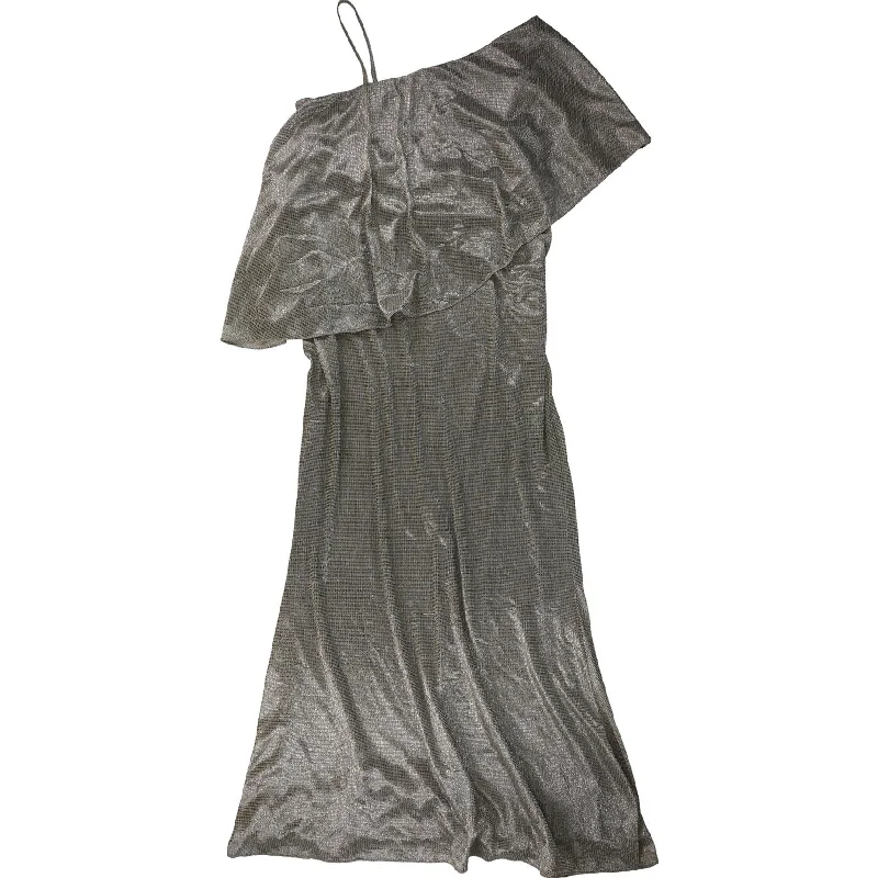 women's silk dressesRalph Lauren Womens Metallic Gown Dress