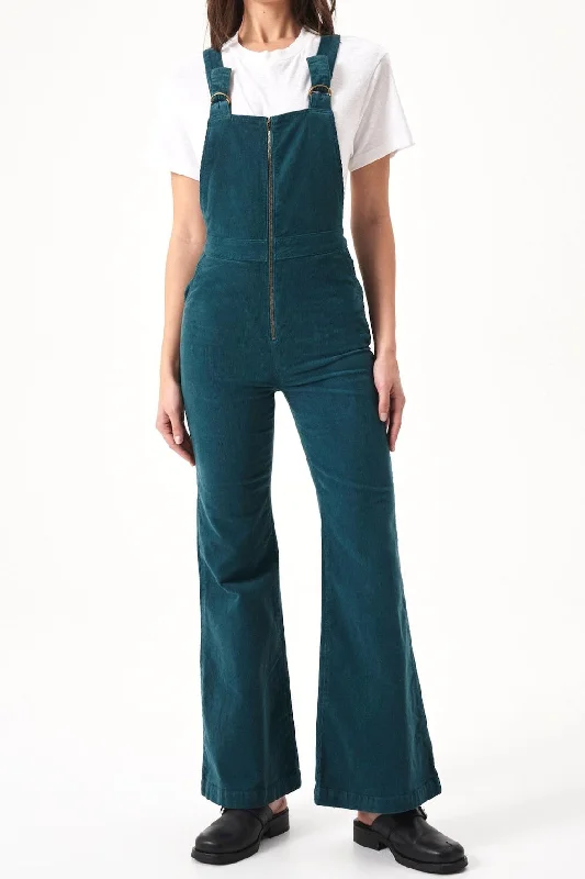 women's jumpsuits for fallROLLAS Womens Eastcoast Flare Overall - Forest Cord