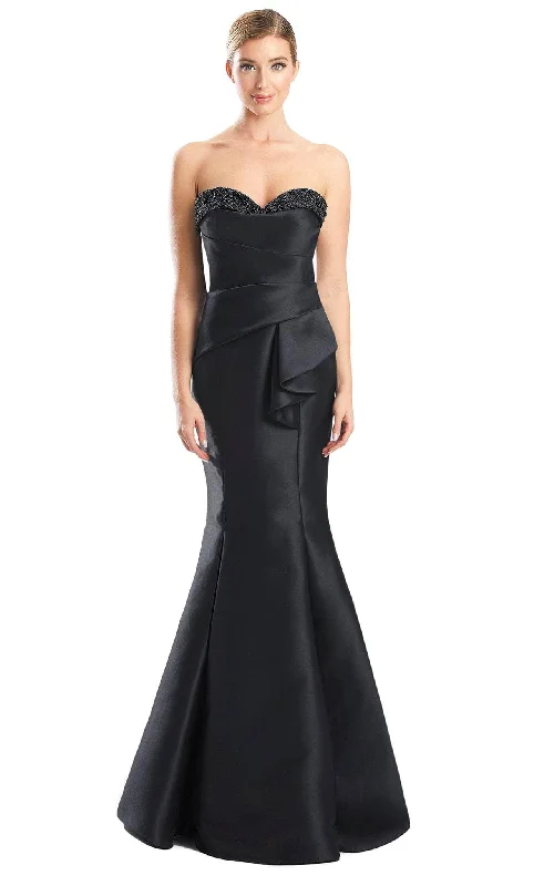 women's trendy dressesAlexander by Daymor 1759S23 - Strapless with Shawl Evening Dress