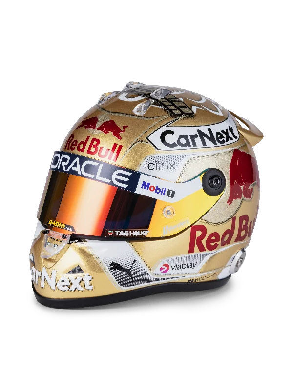 eco-friendly women's coatsOracle Red Bull Racing 2022 Max Verstappen Championship 1:2 Mini Helmet