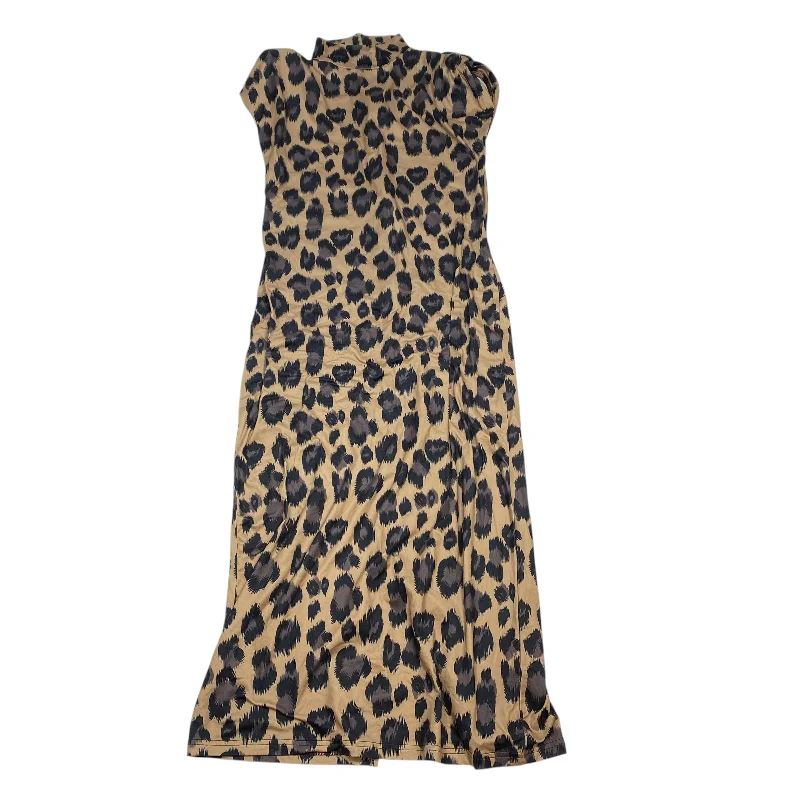 women's floral dressesDress Casual Midi By Shein In Animal Print, Size: L