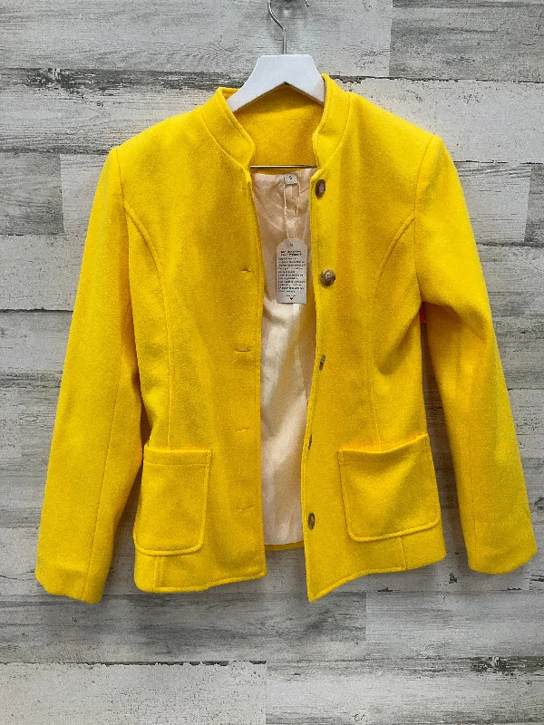 women's coats with button-down frontsJacket Other By Clothes Mentor In Yellow, Size: S