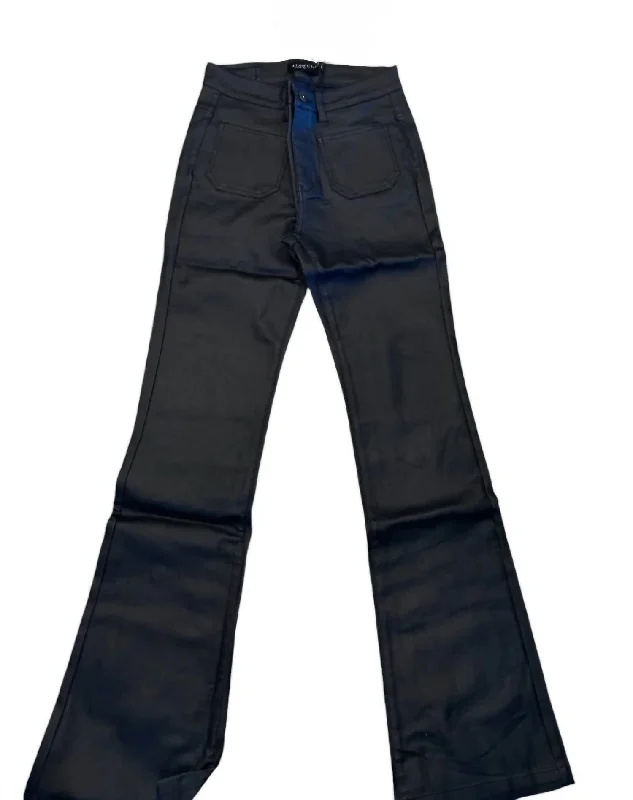 women's faded denim jeansWomen's Polyurethane Jeans In Blue