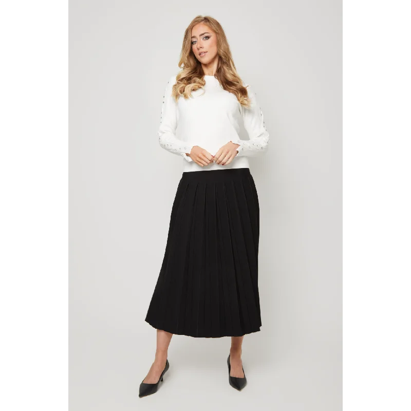 women's velvet skirtsWomen's Fine Knit Midi Skirt