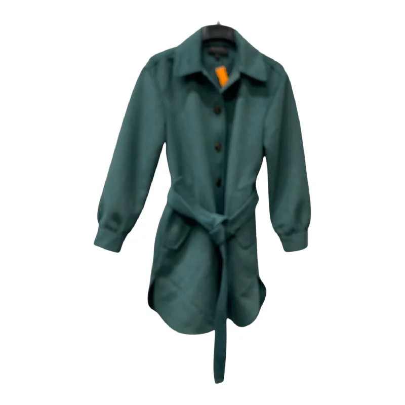 women's coats for statement-making outfitsCoat Trench Coat By Ann Taylor In Green, Size:S