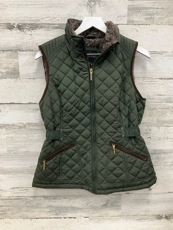 women's coats for breastfeeding mothersVest Puffer & Quilted By Weatherproof In Green, Size: S