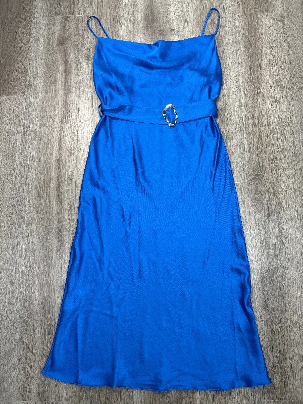 women's evening dressesDress Casual Midi By River Island In Blue, Size: L