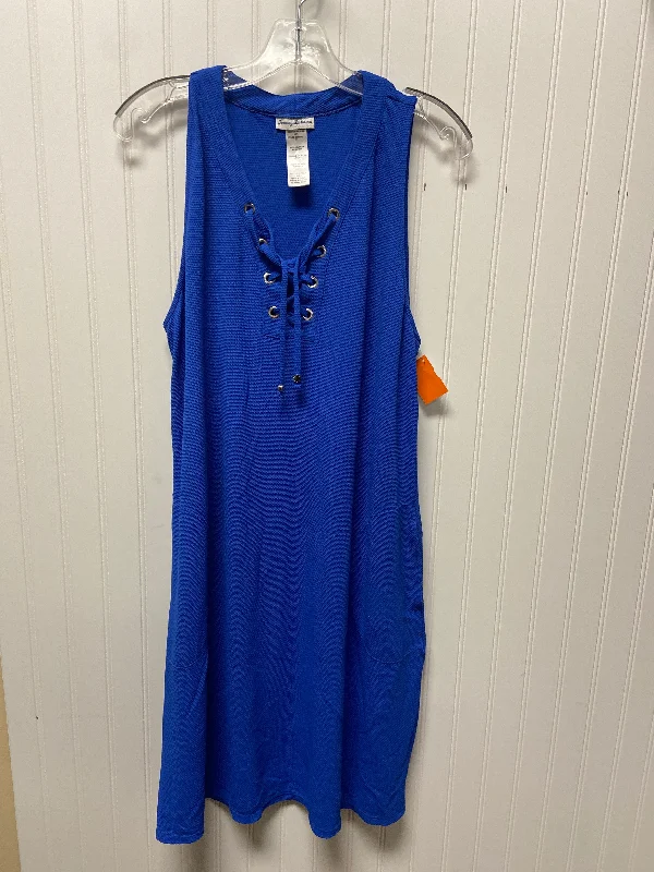 women's solid color dressesDress Casual Midi By Tommy Bahama In Blue, Size: L