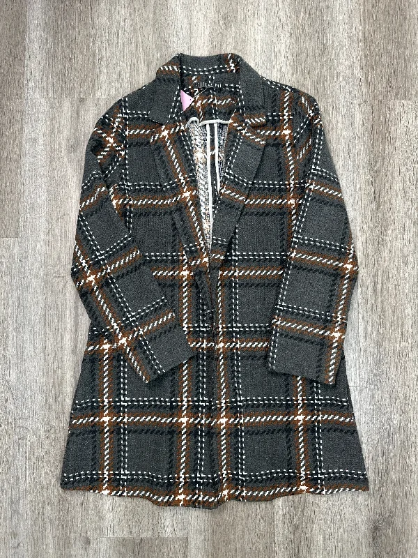 women's coats for black-tie affairsCoat Other By Potters Pot In Plaid Pattern, Size: M