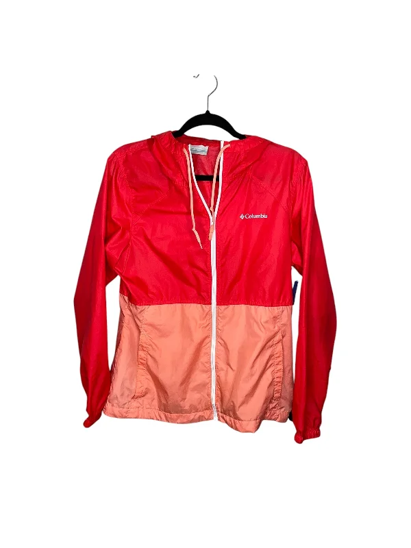 lightweight women's coatsJacket Windbreaker By Columbia In Orange & Red, Size: S