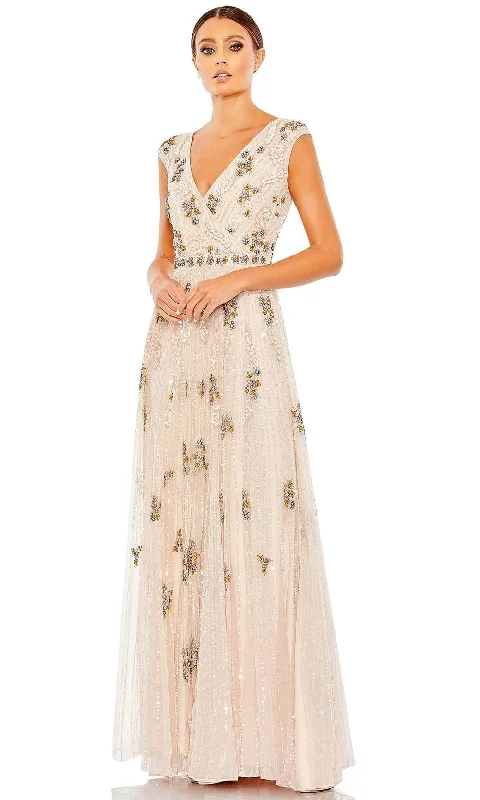 women's sustainable dressesMac Duggal 93575 - Sleeveless Evening Gown