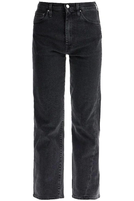 women's denim jeans for a night outToteme Women's Washed  Organic Cotton Jeans With Twisted Seams