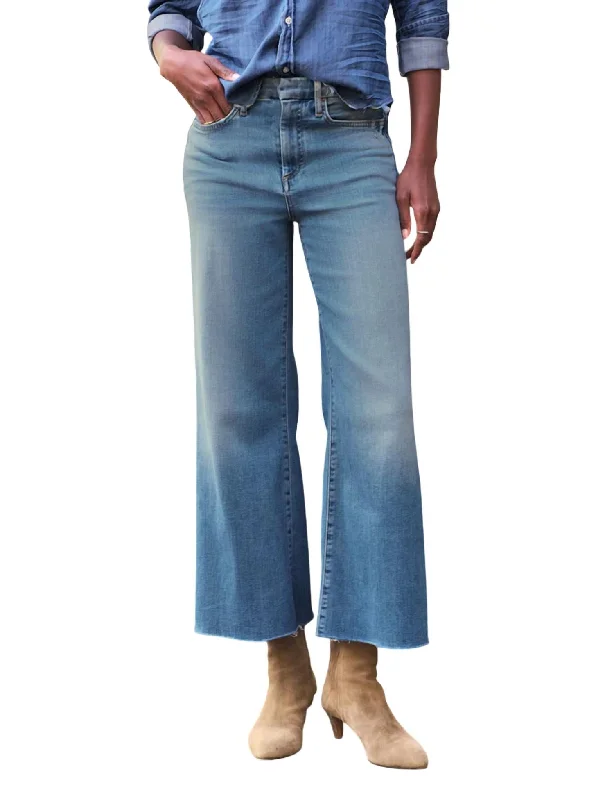 women's denim jeans for summerWide-Leg Jean In 1972 Light Wash