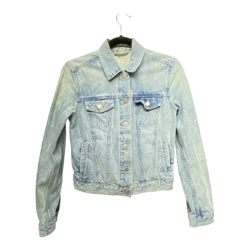 women's coats with lace detailingJacket Denim By Gap In Blue Denim, Size: Xs