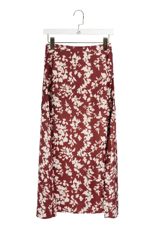 women's eco-friendly checked skirtsSkirt Janine Janine Floral Bordeaux