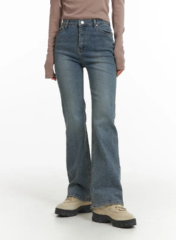 women's mom jeans denimSlim Fit Bootcut Jeans CJ426