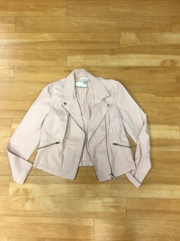 women's coats with cinched waistsJacket Other By Loft In Pink, Size: S