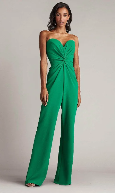 women's jumpsuits for breathable wearTadashi Shoji BOS24375Y - Strapless Sweetheart Neck Jumpsuit