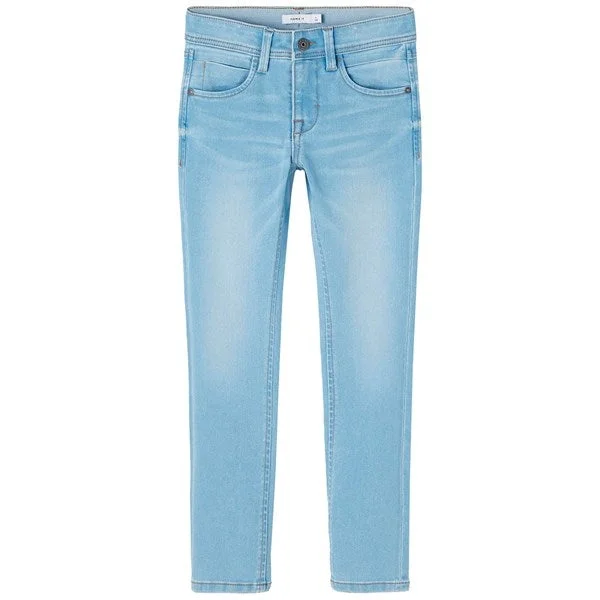 women's denim jeans for a bohemian lookName it Light Blue Denim Silas NOOS Jeans