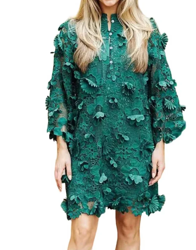 women's lace-up dressesSeraphina Mini Dress In Green