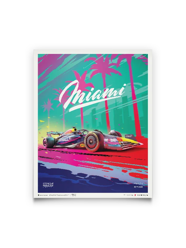 women's coats for black-tie affairsOracle Red Bull Racing 2023 Miami GP Classic Edition Design Print