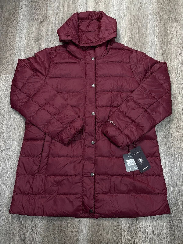 lightweight women's coatsCoat Puffer & Quilted By Eddie Bauer In Maroon, Size: Xl