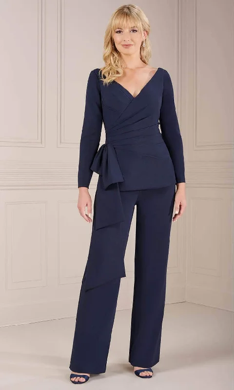 women's jumpsuits with zippersChristina Wu Elegance 17153 - Wrap Style Jumpsuit