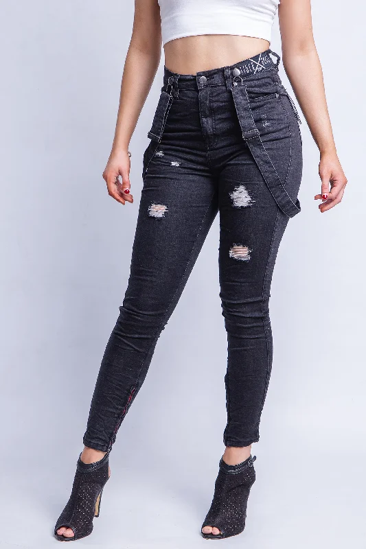 women's faded denim jeansSARAH HIGH-WAIST VINTAGE