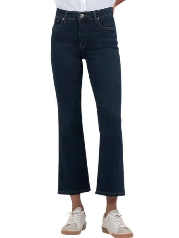 women's denim jeans for a relaxed lookKelsey High Rise Ankle Flare Jeans In Illustrate Wash