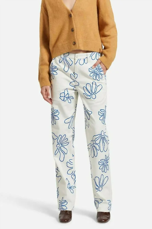 women's cashmere pantsBedford Pants In Off White Daisy