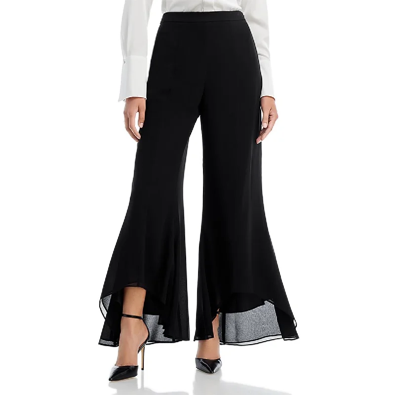 women's drawstring pantsBrookie Womens High Rise Lined Wide Leg Pants