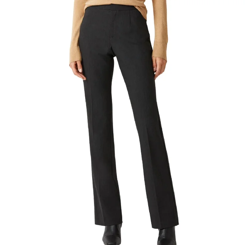 women's summer pantsCourtlandt Slim Bootcut Pant In Charcoal