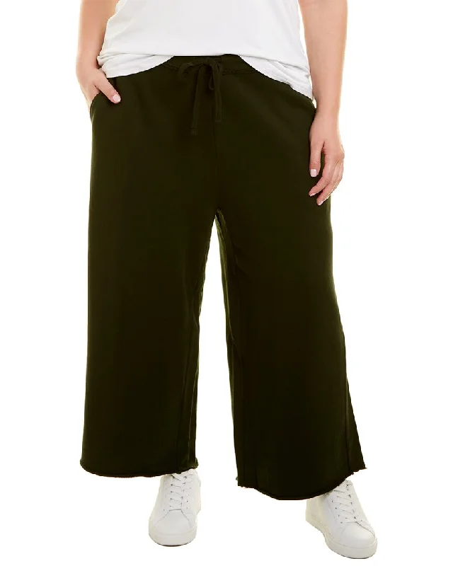 women's party pantsEILEEN FISHER Plus French Terry Wide Leg