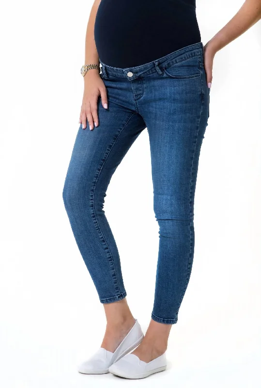 women's wedding pantsMaternity Skinny Jeans In Classic Blue