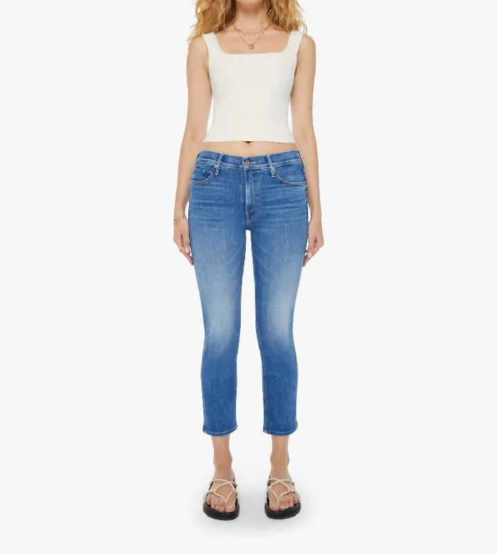 women's low-slung pantsMid Rise Dazzler Crop Jean In Different Strokes