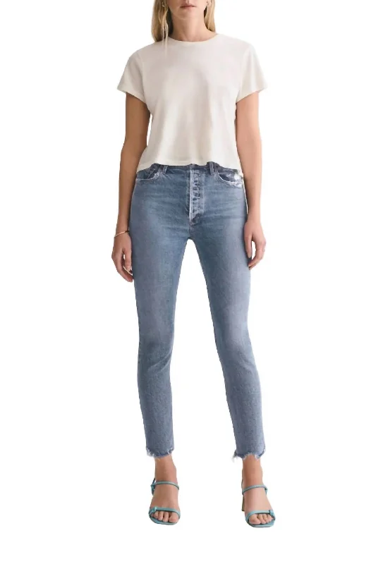 women's active pantsNico High Rise Slim Jean In Rooted