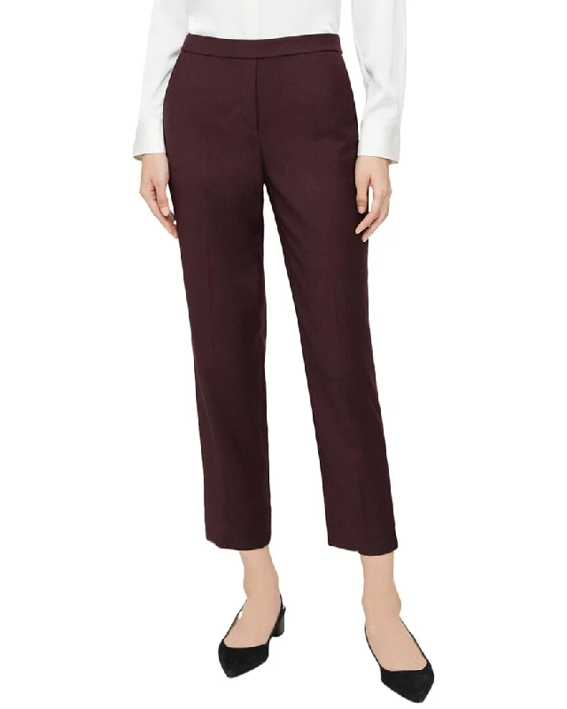 women's yoga pantsTheory Treeca Pull-On Wool Pant