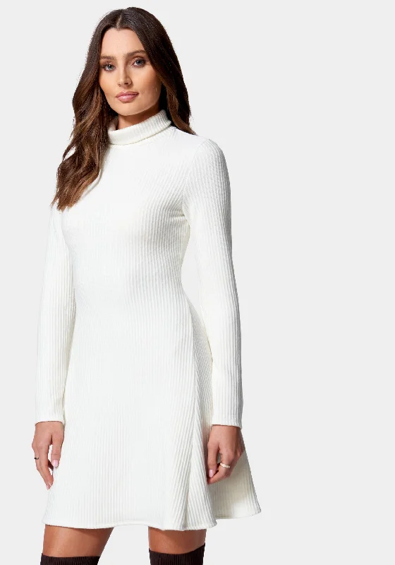 women's flowy dressesA Line Sweater Dress