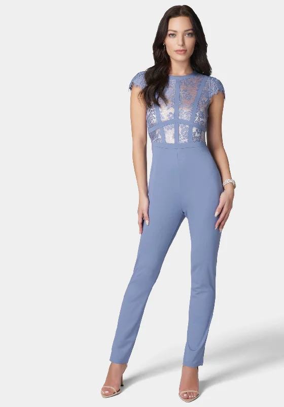 women's denim dressesCaged Lace Catsuit