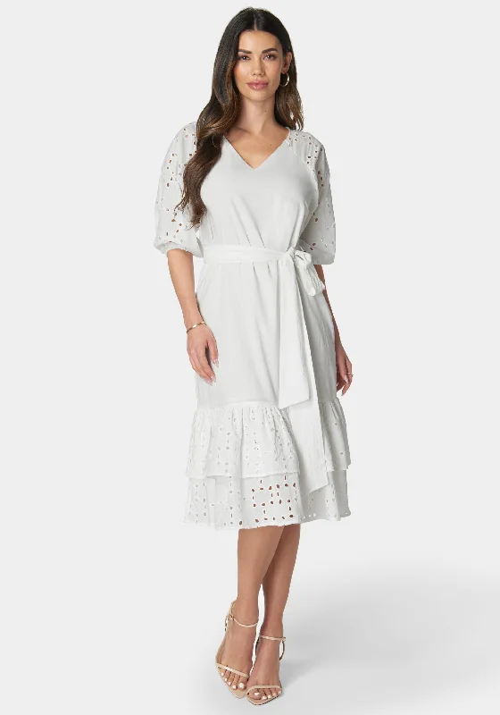 women's beach dressesCotton Eyelet Dress