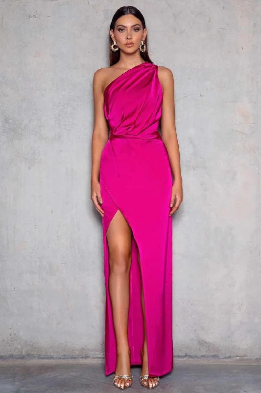 women's minimalist dressesWenona Dress - Fuchsia