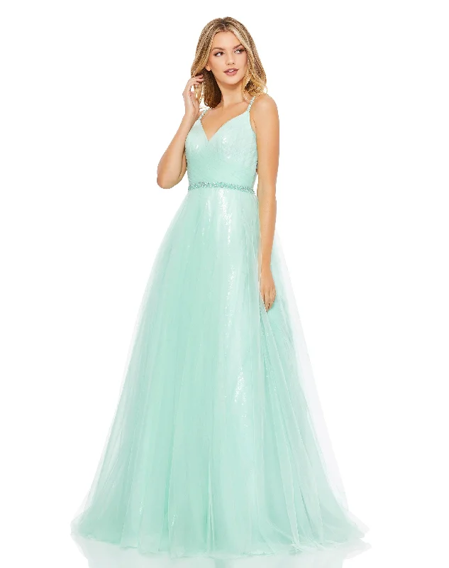 women's empire-line dressesMac Duggal 67565 Long Formal Prom Dress