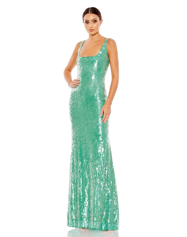 women's designer dressesMac Duggal 93725 Long Sleeveless Formal Prom Gown